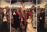Hans Memling Canvas Paintings - Triptych of Jan Crabbe